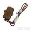 thumbnail image 3 of Caja de almacenamiento de tiza para billar, soporte para tiza de taco de billar, accesorios profesionales multiusos para snooker y billar, para juegos marrón, 3 of 8