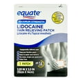 Equate Maximum Strength Lidocaine 4 Pain Relief Patches, 6 Count