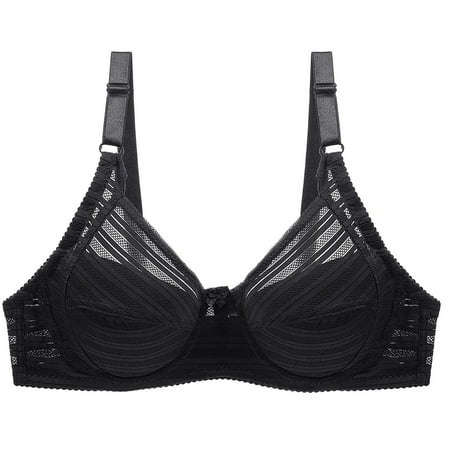 LLYWEY Everyday Bras for Women on Clearance Push up Bralette Ladies One Shoulder Bra Style-803 Women Soft Cup Bra Feature Adult Female Running Sports Bras Black 42B