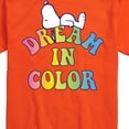 thumbnail image 3 of Peanuts - Dream In Color - Men's Short Sleeve Graphic T-Shirt, 3 of 6