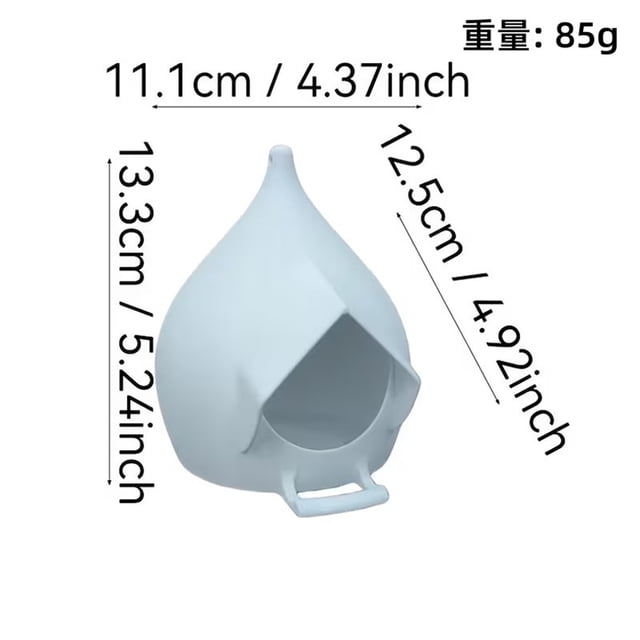 Plastic Hanging Bird Feeders for Outdoors, Weather-Resistant, Spacious, Easy to Clean, 1-Pack