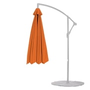 Covered Living 11ft Cantilever Hanging Umbrella 8 Rib Replacement Canopy Tuscan Orange (Canopy Only)