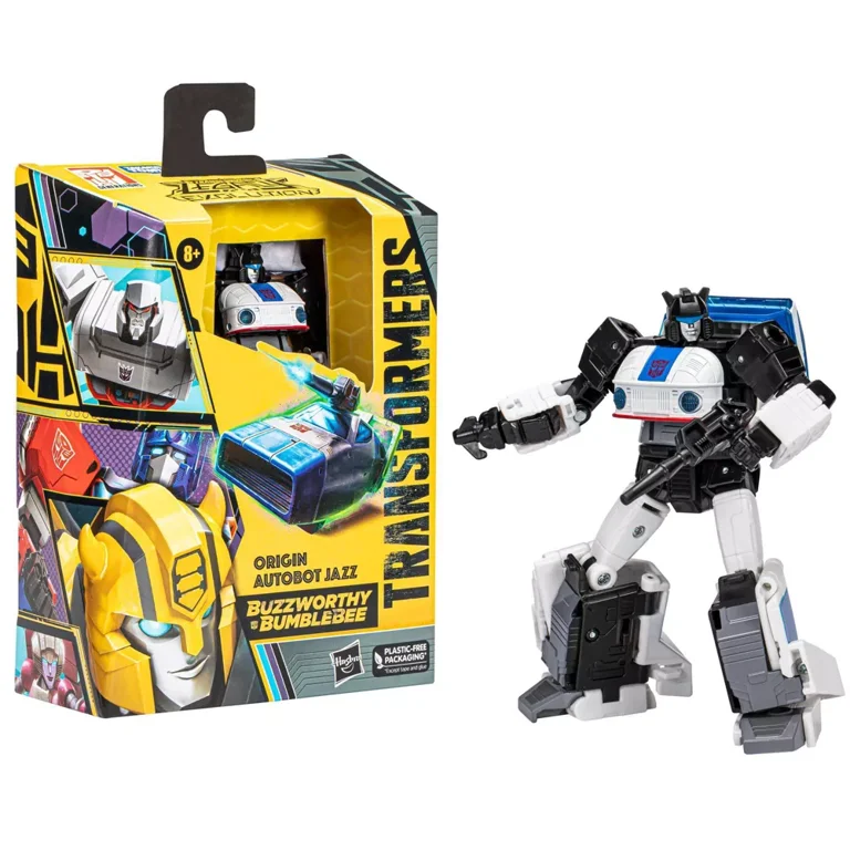 Transformers Buzzworthy Bumblebee Origin Autobot Jazz - Deluxe Transformers Buzzworthy Bumblebee Origin Autobot Jazz - Deluxe