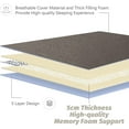 thumbnail image 7 of Japanese Floor Mattress Futon Mattress, Memory Foam Futon Roll Up Guest Mattress Full Size, 7 of 7