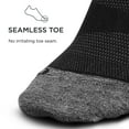 thumbnail image 3 of Feetures Elite Ultra Light Cushion Mini Crew Sock - Sport Sock with Targeted Compression - XL, Black (1 Pair), 3 of 6