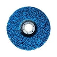 thumbnail image 2 of 100Mm Grind Disc Abrasive Wheel Paint Rust Remover Poly Strip Disc For Angle Grinder Clean Polish Metal Blue Smile Home, 2 of 9