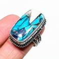 thumbnail image 2 of Natural Spiny Oyster Gemstone Handmade 925 Sterling Silver Ring Size 8, 2 of 2