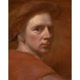 thumbnail image 2 of George Richmond 20x24 Black Ornate Framed Double Matted Museum Art Print Titled: Self-Portrait, 2 of 5