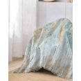 thumbnail image 2 of Brown Tree Sofa Couch Covers for Dog,Washable Sofa Throw Cover Single Slipcovers for Armchair with Tassels,Aqua Forest Shabby Chic Abstract Natural Painting Couch Protector Towel Blanket Medium 71x91, 2 of 8