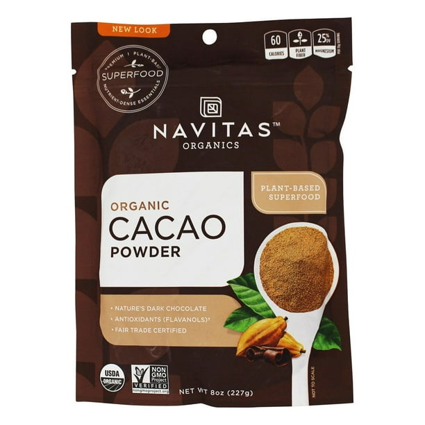 Navitas – Poudre de Cacao, 8 oz