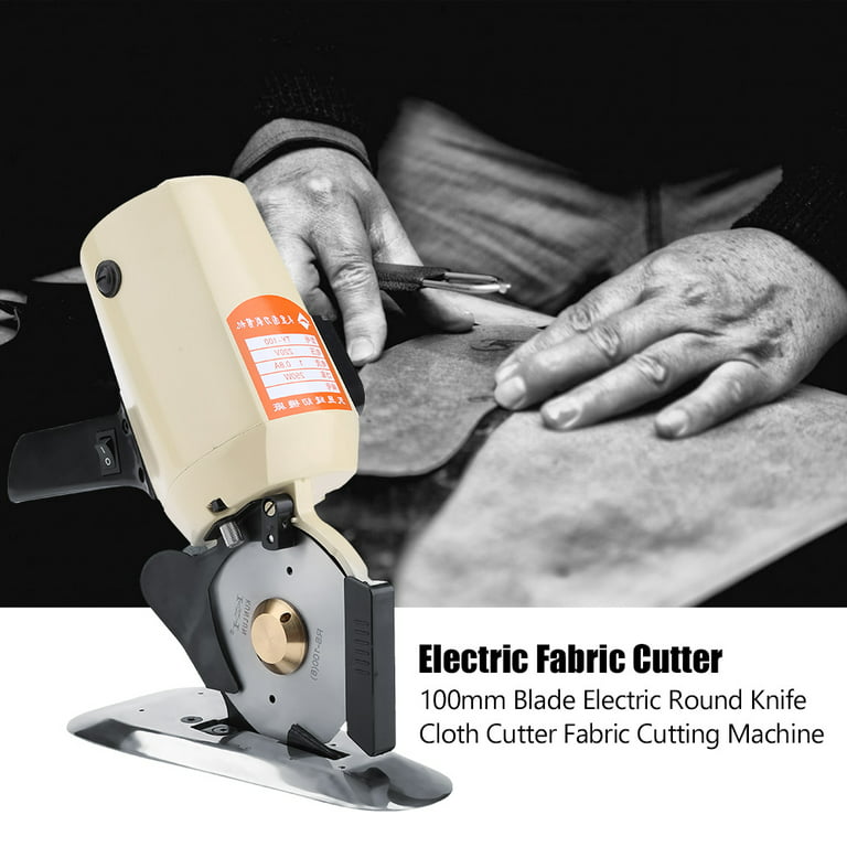 Blade Electric Cloth Cutter Fabric Round Knife Cutting Cutter
