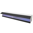 thumbnail image 4 of Canddidliike Wall Mounted Floating TV Stand with 20 Color LEDs for TV's up to 80", Dark Grey, 4 of 10