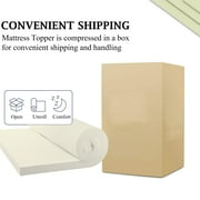 Continental Sleep, 1 High-Density Foam Mattress Topper, Twin