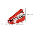 thumbnail image 2 of HINTRMENT 3Pcs Small Portable Sewing Machine Compact Metal Plastic General Users, 2 of 8