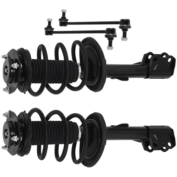CCIYU Front Strut Spring Assembly Control Arm and Ball Joint Assembly 2010-2015 for Lexus RX350/2010-2015 for Lexus RX450h/2010-2013 for Toyota Highlander Complete Suspension Kit Fits K90344
