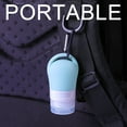 thumbnail image 6 of 4 Pcs Portable Silicone Travel Bottles Set with Keychain Empty Hand Sanitizer Bottles Containers, Leak-proof Refillable Travel Size Bottles for Toiletries, Shampoo, Liquids - Style 1;, 6 of 6