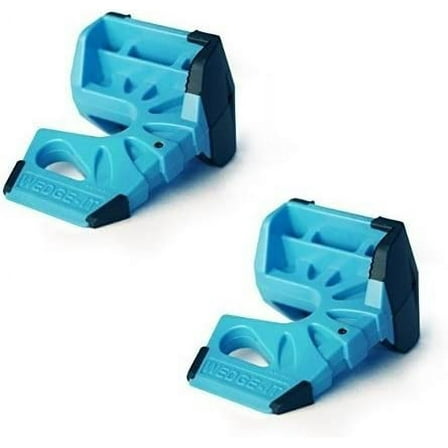 Wedge-It - The Ultimate Door Stop - Blue - TWO PACK
