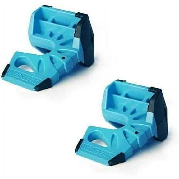 Wedge-It - The Ultimate Door Stop - Blue - TWO PACK