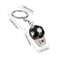 thumbnail image 3 of Llavero de fútbol, trofeo, llavero de aficionado, pequeño regalo conmemorativo, llavero de aleación., 3 of 6