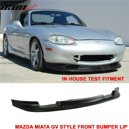 Dtm Spoiler - Fits 99-00 Mazda Miata MX-5 GV Style Coupe Front Bumper Lip DAM Spoiler Chin