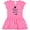 Raspberry with Polka Dots, variant on Inktastic Halloween Mama's Little Vampire Girls Toddler Dress
