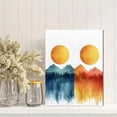 thumbnail image 2 of Qisvanset Framed Canvas Wall Art, 12x16 Inch Sunshine Rainbow Boho Kids Nursery Wall Art, 2 of 5