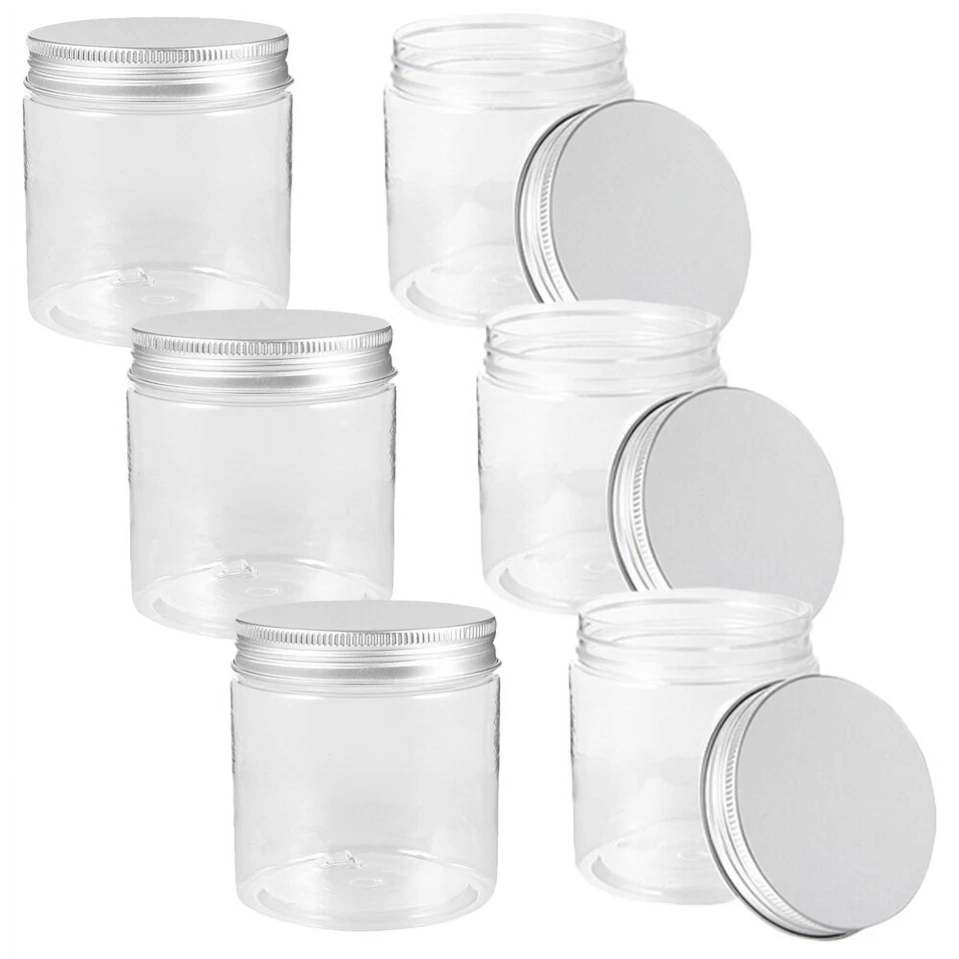 6 Pcs Mini Plastic Bottle Home Accessories Baby Yogurt Jars With Lids