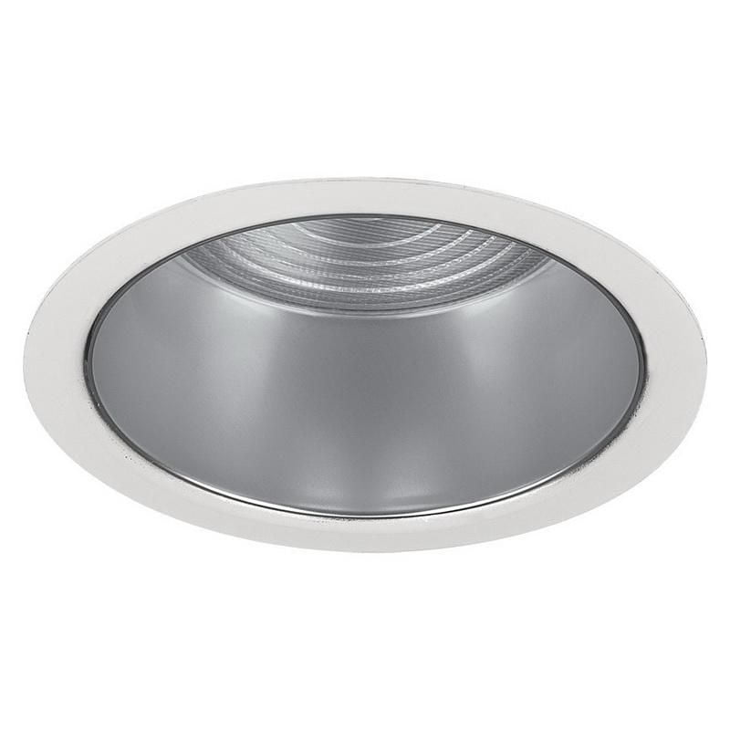 Lightolier Recessed Downlight 4” L ED Round Trim Lytecaster Clear Diffused 