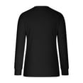thumbnail image 6 of GSPCLAM Long Sleeve Blouse for Women Solid Color Crew Neck T Shirts for Vacation Summer Fall Soft Tops Blouses Dressy Casual Black L, 6 of 6