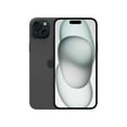 thumbnail image 1 of Restored Apple iPhone 15 128GB - Black (Factory Unlocked) (Refurbished), 1 of 11
