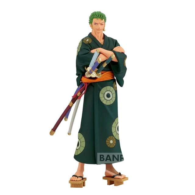 Figura Banpresto de una sola pieza Wanokuni Roronoa Zoro Yukata Ver