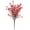 Red, variant on Fake Greenery Boxwood Plant Outdoor Artificial Flowers Fake Boxwood Plastic Plants Greenery Shrubs UV Resistant for Summer Indoor Outdoor Garden Patio Home Table Vase Decor, 1Pc(Yellow1,14x5")