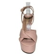 thumbnail image 4 of Open Toe Platform Blush Heel with Twist Detail, 4 of 6
