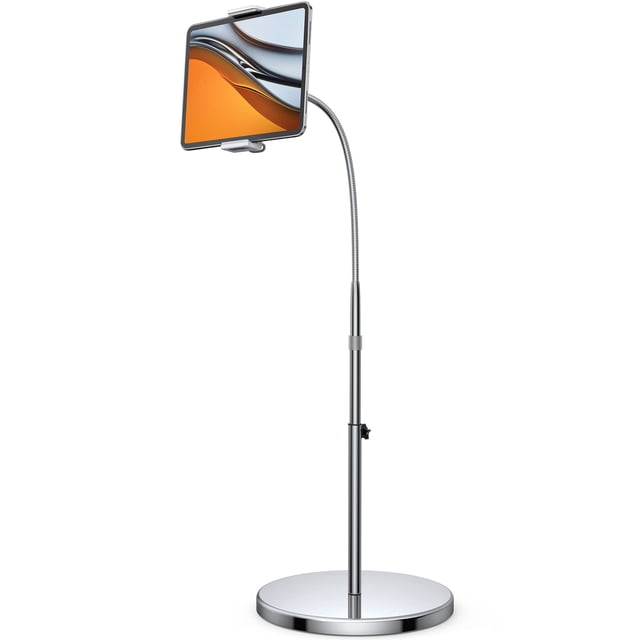 Soporte de suelo para tabletas Lamicall con cuello de cisne, giratorio, 4,7 a 12,9