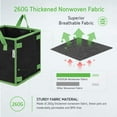 thumbnail image 3 of VIVOSUN 5 Pack 7 Gallon Square Grow Bags, Thick Fabric Bags with Handles, 3 of 6