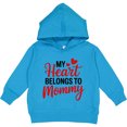 thumbnail image 2 of Inktastic My Heart Belongs to Mommy with Red Hearts Toddler Hoodie, 2 of 4