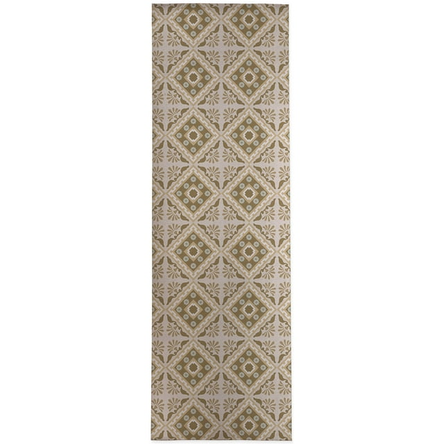 ATLAS TAN Kitchen Mat By Marina Gutierrez
