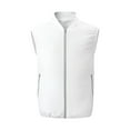 thumbnail image 2 of KeirineCC Air-Conditioned Work Vest,Electric Cooling Air Jacket Vest Cool,Work Uniform Jacket With Cooling Fans for Working Cycling Fishing Outdoor,Vest with USB Cable & 2PCS Fan,White-M, 2 of 5