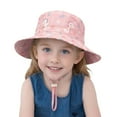 thumbnail image 3 of LRen Tea Party Hats for Girls Breathable Fisherman Sun Hat for Babies and Toddlers UPF 50+ Wide Brim Lightweight Outdoor Summer Beach Cap Pink, 3 of 6
