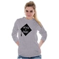 thumbnail image 3 of Grad Never A Doubt Graduation Cap Plus Size Long Sleeve Graphic Tee Shirt Brisco Brands 2X, 3 of 5