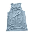 thumbnail image 5 of Men's Tank Tops Summer Knitted Ice Silk Ribbed Solid Color Round Neck Sleeveless Athletic Slim Fit Shapewear Gym Fitness Casual Vest Daily-Wear,Blue,M T-Shirts, 5 of 5
