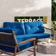 thumbnail image 6 of WINSOON 48 x 24 Inch Outdoor Loveseat Cushion Set-Dark Blue, 6 of 6