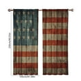thumbnail image 2 of 5 Sizes 4th of July Curtains, American Patriotic Independence Day Red Blue White Stars Print 4th Of July Patriotism Independence Day Curtains for Home Bedroom Living Room Party Decor, 2 of 5