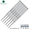 thumbnail image 1 of Lanier Combo Pack - 6 Pack - Monteverde Capless M42 Gel Ink Refill Compatible with most Montblanc Style Ballpoint Pens - Black (Fine Tip 0.6mm), 1 of 3