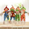 thumbnail image 3 of 6 Pieces Halloween Scarecrow Decoration Fall Harvest Standing Scarecrow Decor for Halloween, Garden, Home, Yard, Porch Decoration, 3 of 8