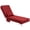 Chili, variant on Crestlive Products 6 inch Thick Outdoor Chaise Lounge Cushion, 80"x26" Water-Resistant , Cabana Black & White Stripe