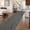 Grey Brown, variant on Imitation Braided Collection-Print Long Hallway Runners 2x10 Washable Area Rug, Farmhouse Rustic Bordered Area Rug Non Slip Soft Low Pile Indoor Carpet Runners for Entryways, Laundry Room
