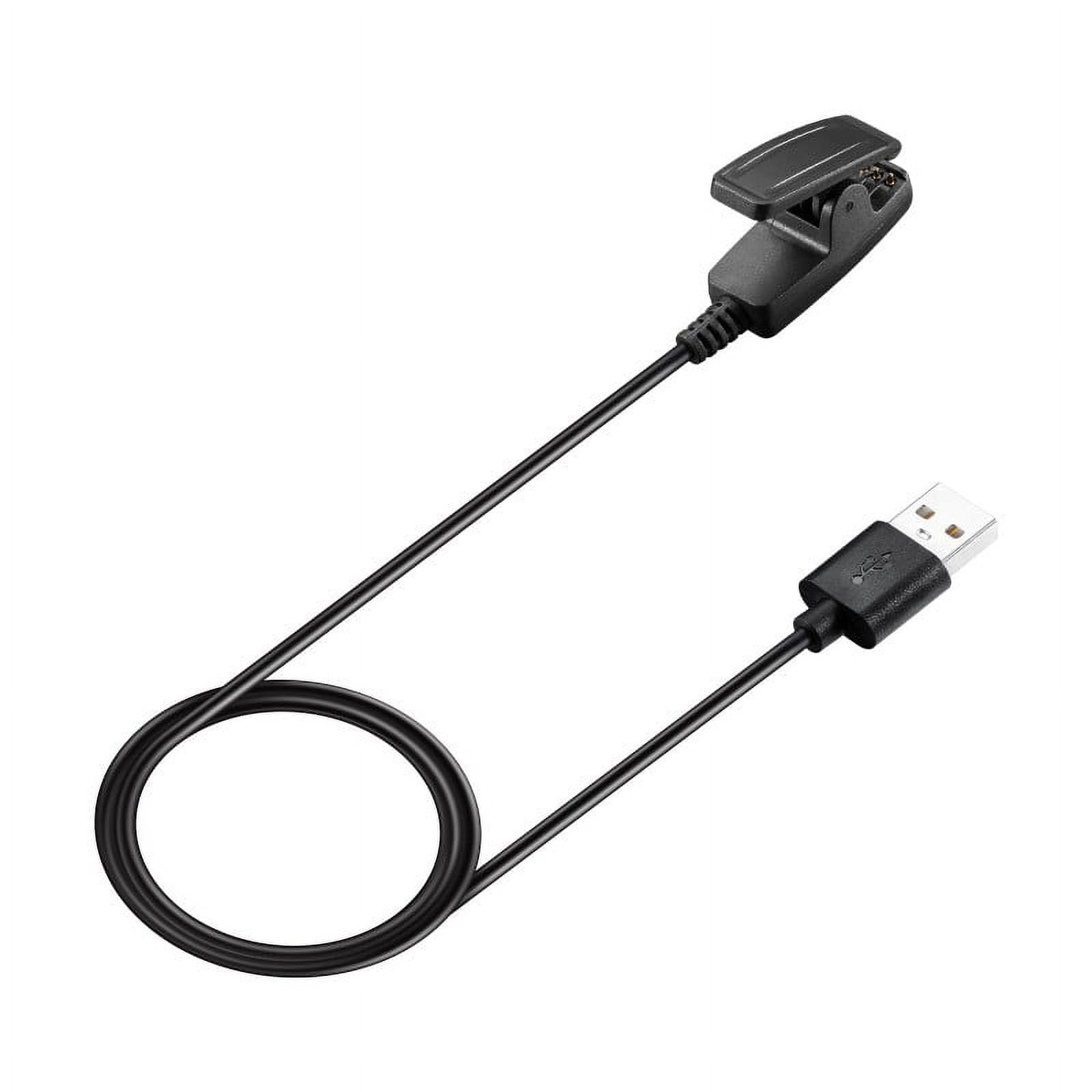 TUSITA Charger Compatible with Garmin Forerunner 35 35J 230 235 630 645  Music 735XT, Approach G10 S20, Vivomove HR, ForeAthlete 35J, Lily - USB