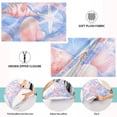 thumbnail image 3 of Plush Pillow Cases Standard Size Ultra Soft Warm Pillowcases with Zipper Blue Pink Shells 20"x26", 3 of 9