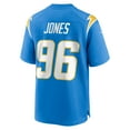 thumbnail image 3 of Men's Nike Naquan Jones  Powder Blue Los Angeles Chargers Team Game Jersey, 3 of 6